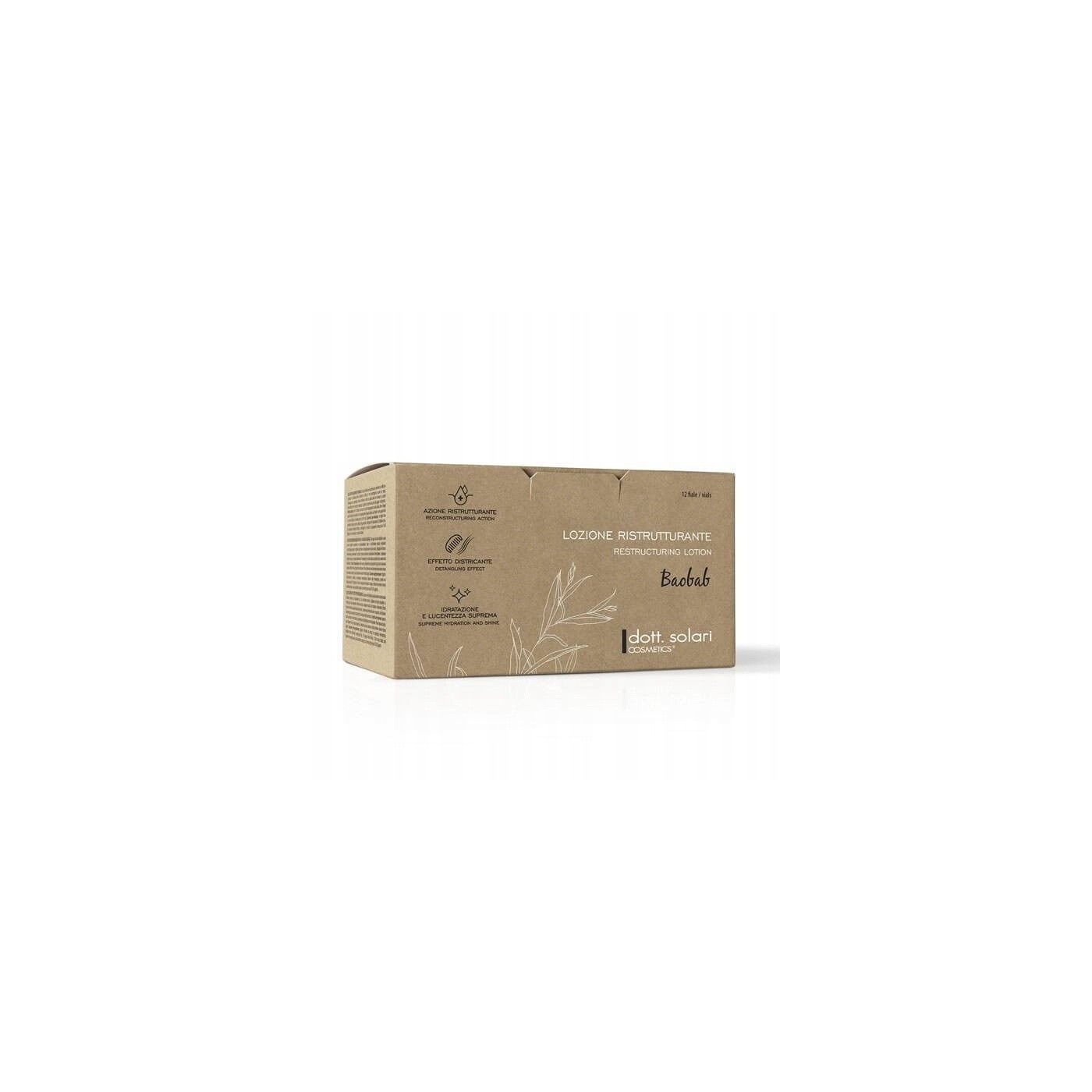 Ampułki z baobabem i olejem lnianym Olea Baobab 12x12 ml