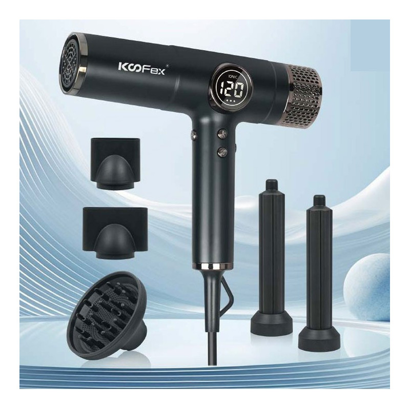 Suszarka do włosów z jonizacją 1900 W Koofex KF-8016 Efekt Coandy
