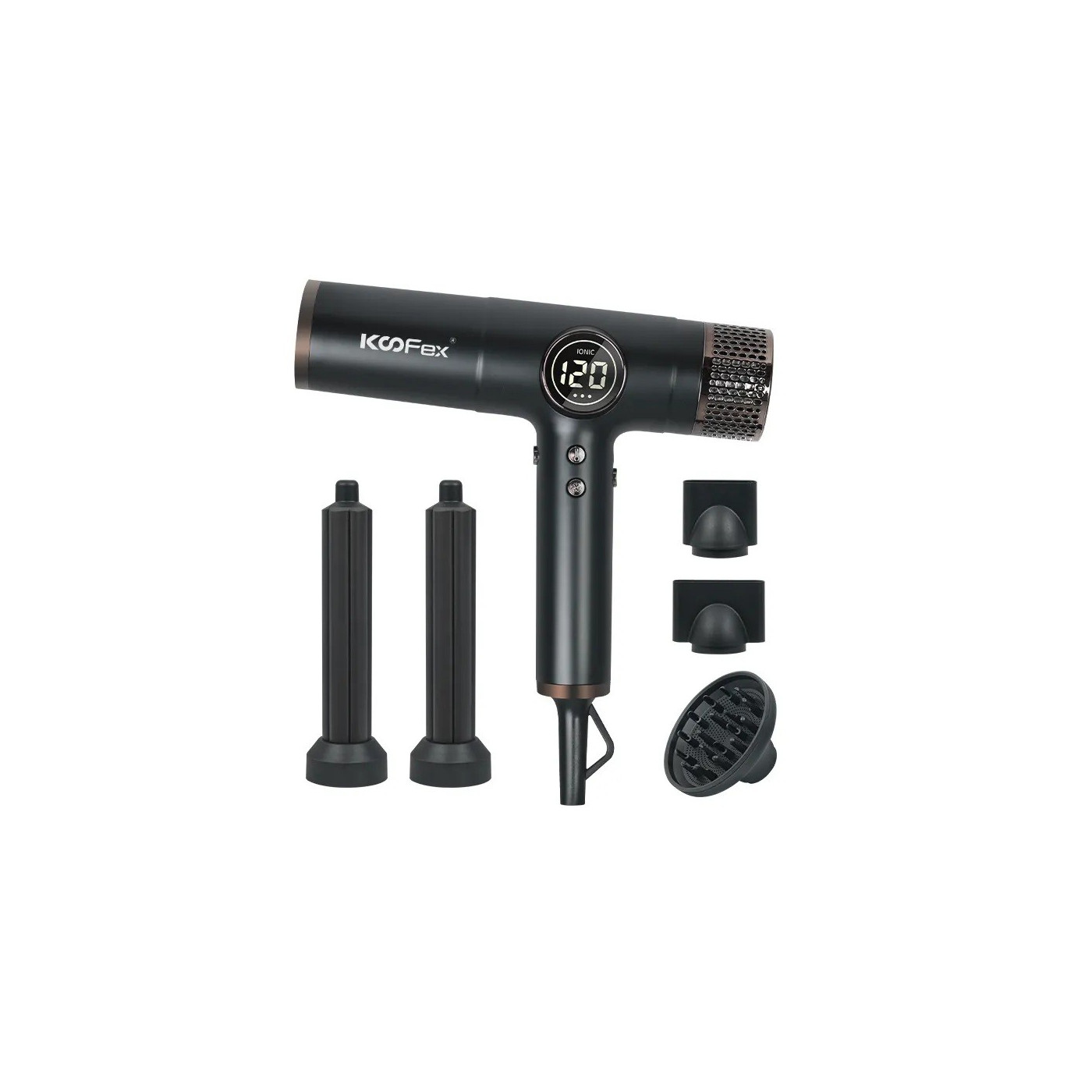 Suszarka do włosów z jonizacją 1900 W Koofex KF-8016 Efekt Coandy