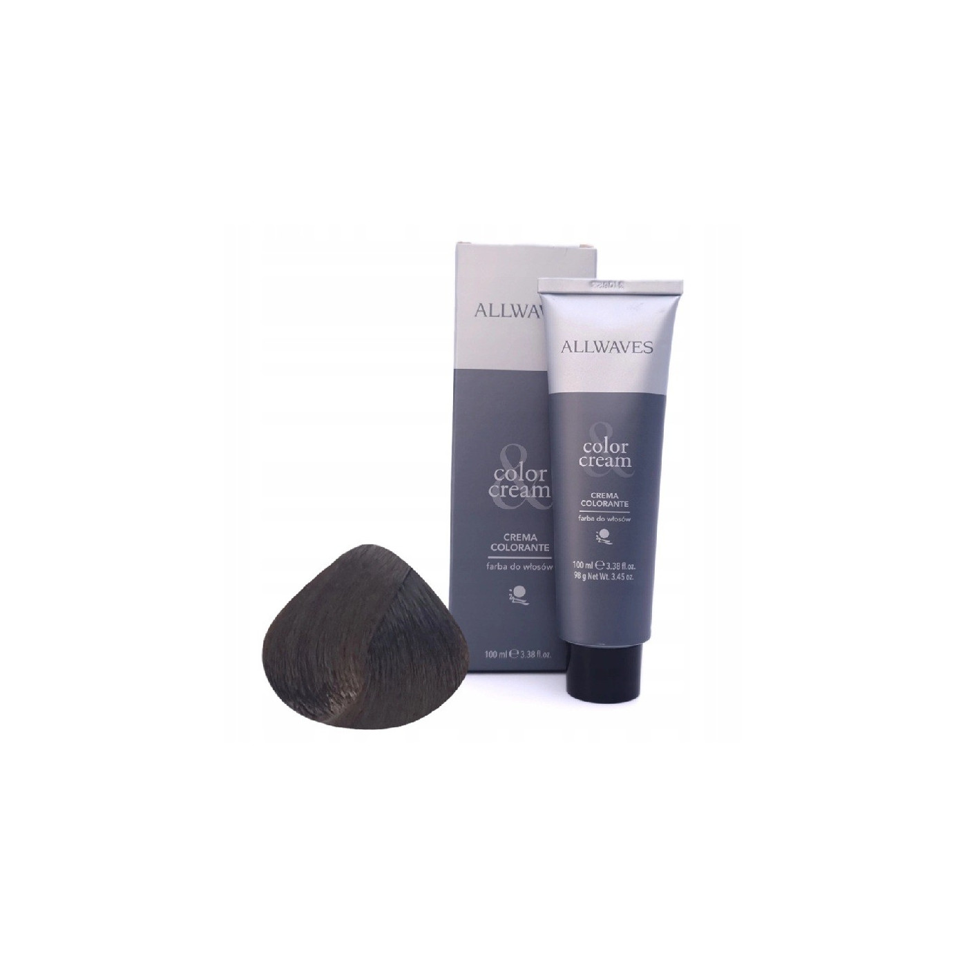 Farba do włosów Allwaves 3.0 ciemny brąz 100 ml