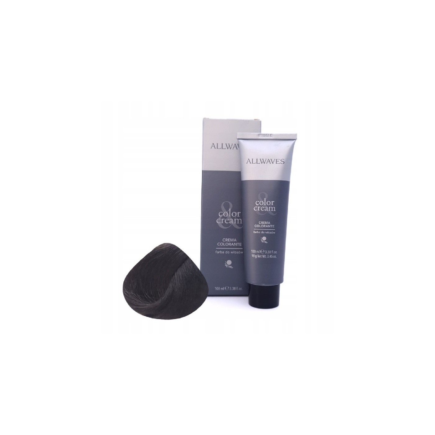 Farba do włosów Allwaves 3.05 gorzka czekolada 100 ml