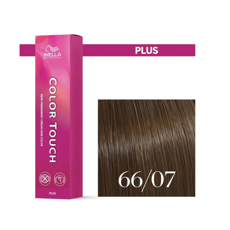 66/07 ciemny blond, naturalny brązowy