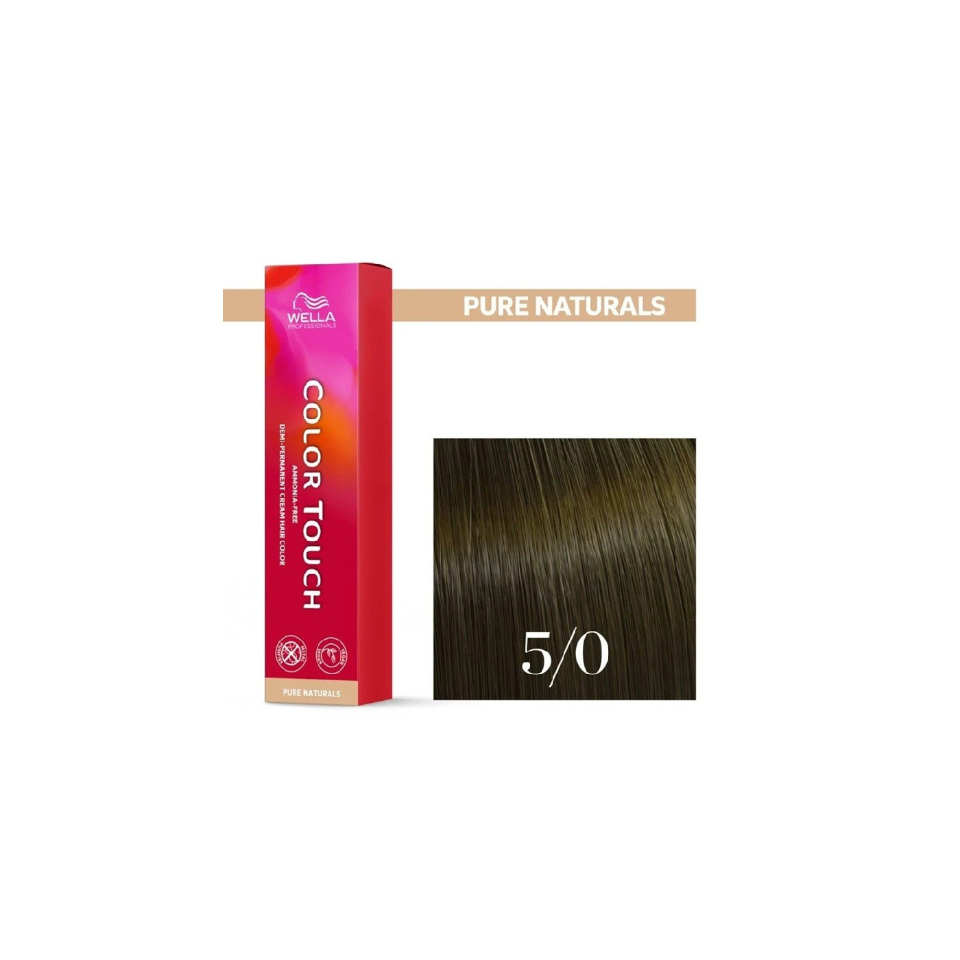 Farba do włosów Wella Professionals Color Touch 5/0 jasny brąz 60 ml Farba do włosów Wella Professionals Color Touch 5/0 jasny brąz 60 ml
