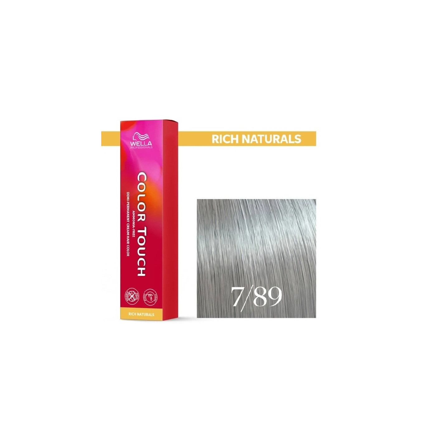 Farba do włosów Wella Professionals Color Touch 7/89 średni blond perłowo-cedrowy 60 ml Farba do włosów Wella Professionals Color Touch 7/89 średni blond perłowo-cedrowy 60 ml