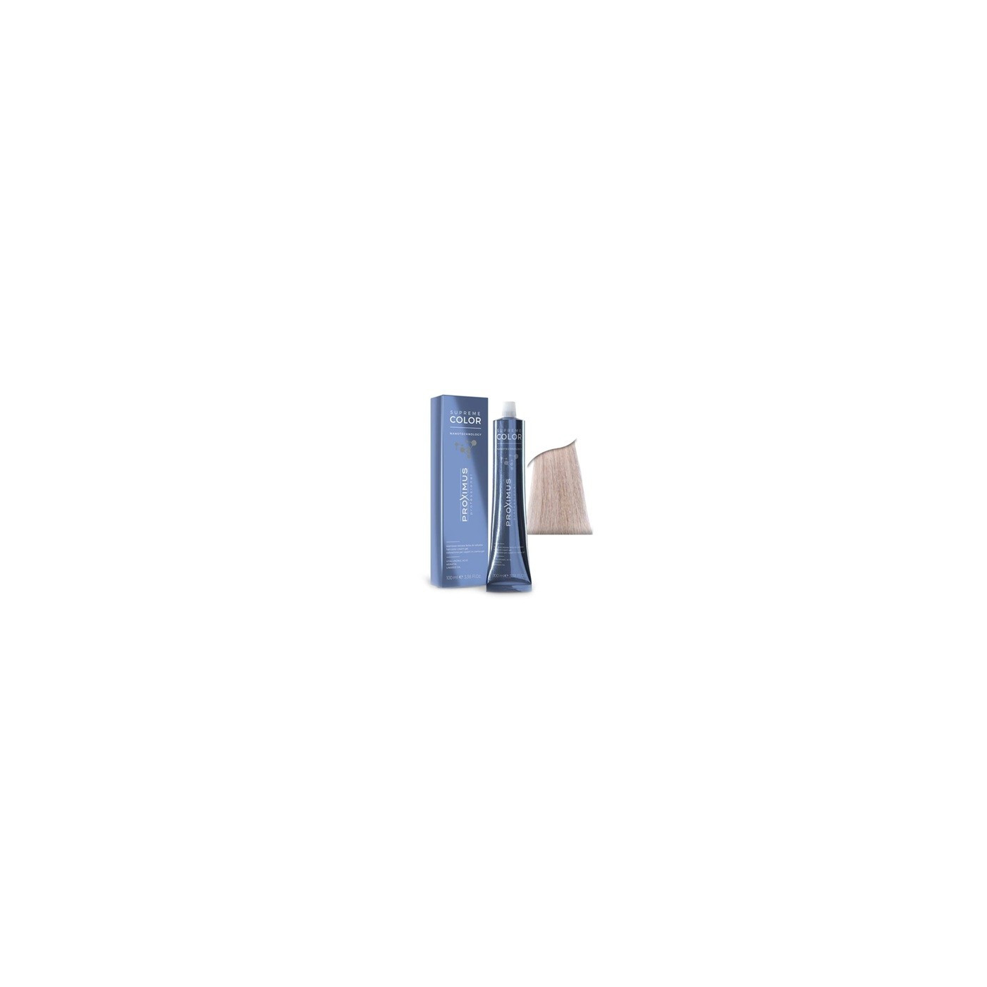 Farba do włosów Proximus Supreme Color Nanotechnology 10,23 rozjaśniający fioletowo złoty blond 100 ml Farba do włosów Proximus Supreme Color Nanotechnology 10,23 rozjaśniający fioletowo złoty blond 100 ml