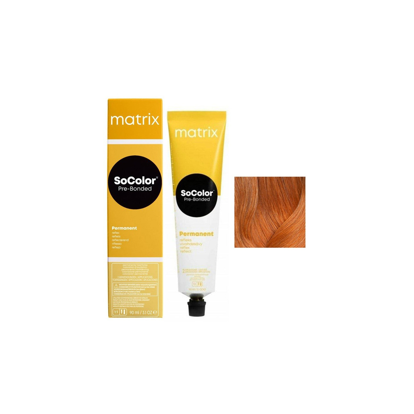 Farba do włosów Matrix SoColor Pre-Bonded Reflex SR-C miedziany 90 ml Farba do włosów Matrix SoColor Pre-Bonded Reflex SR-C miedziany 90 ml