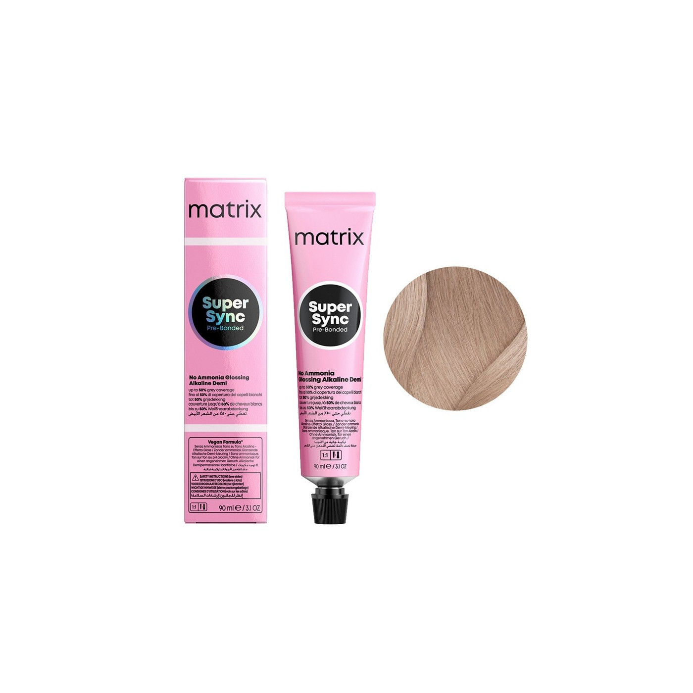 Toner do włosów Matrix Super Sync Pre-Bonded 10M ekstra jasny blond mokka 90 ml Toner do włosów Matrix Super Sync Pre-Bonded 10M ekstra jasny blond mokka 90 ml