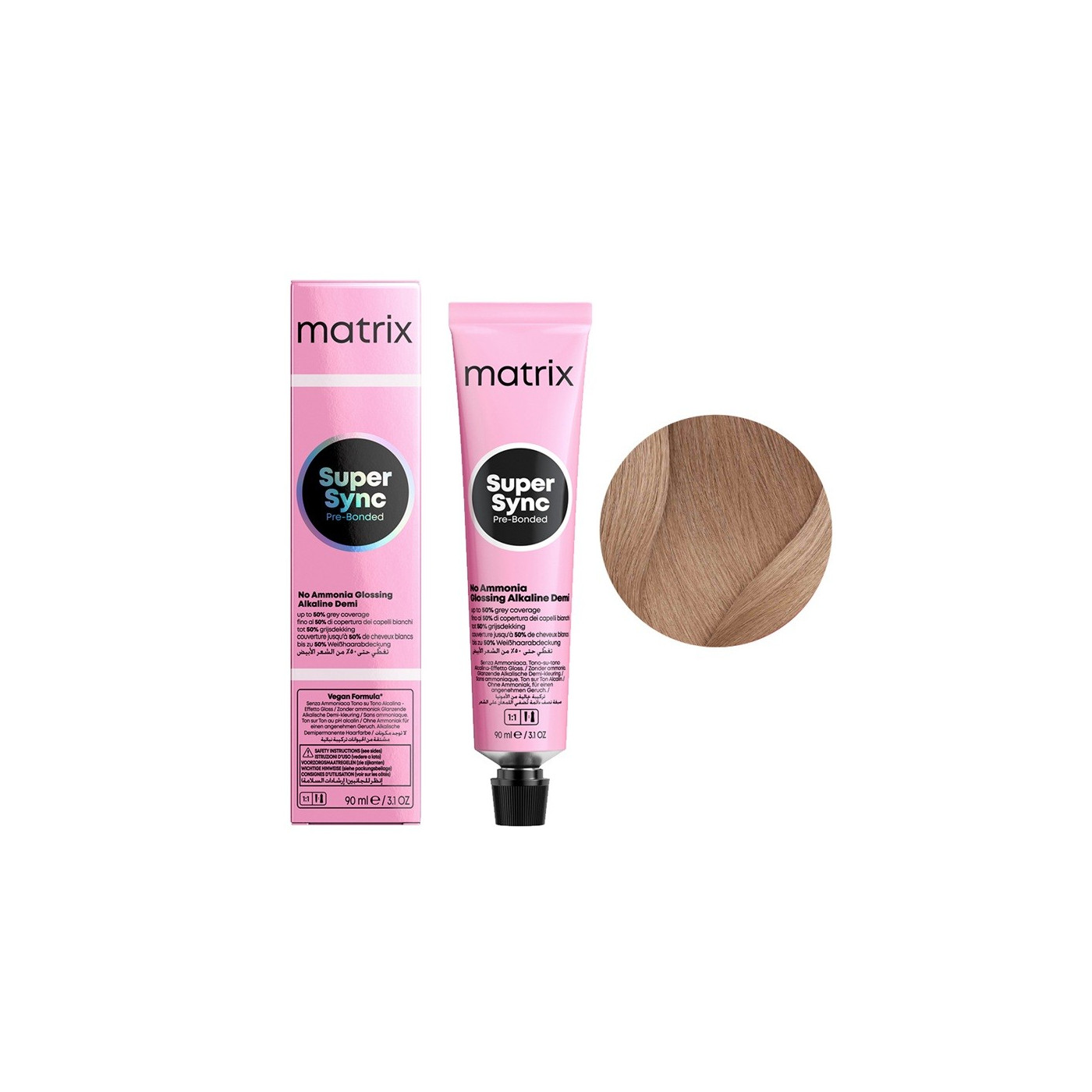 Toner do włosów Matrix Super Sync Pre-Bonded 9MM bardzo jasny blond intensywna mokka 90 ml Toner do włosów Matrix Super Sync Pre-Bonded 9MM bardzo jasny blond intensywna mokka 90 ml