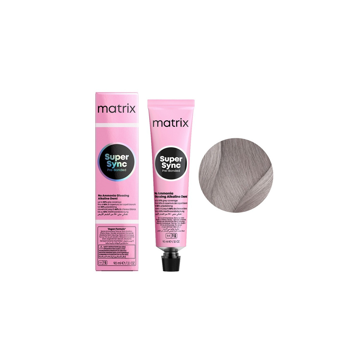 Toner do włosów Matrix Super Sync Pre-Bonded 8P jasny blond perłowy 90 ml