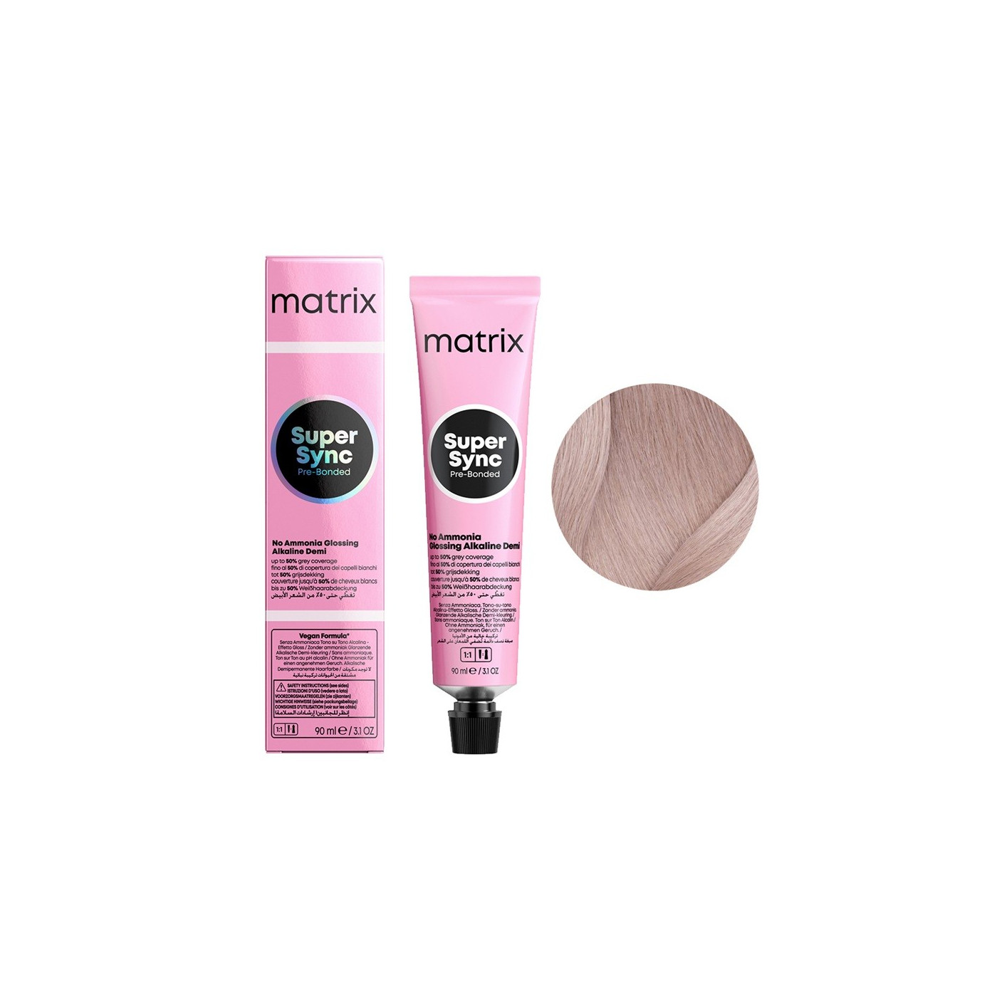 Toner do włosów Matrix Super Sync Pre-Bonded 11V ekstra jasny blond plus fioletowy 90 ml