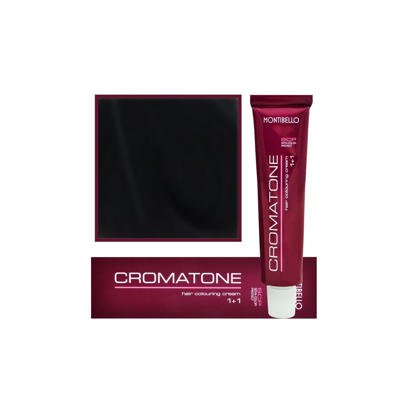 Farba do włosów Montibello Cromatone 1 czarna 60 ml Farba do włosów Montibello Cromatone 1 czarna 60 ml