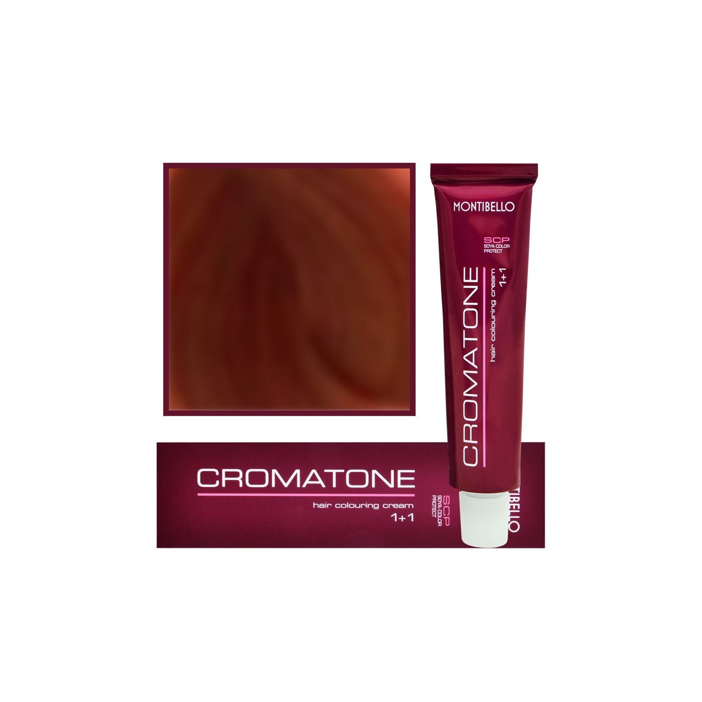 Farba do włosów Montibello Cromatone 7.44 intensywny miedziany blond 60 ml
