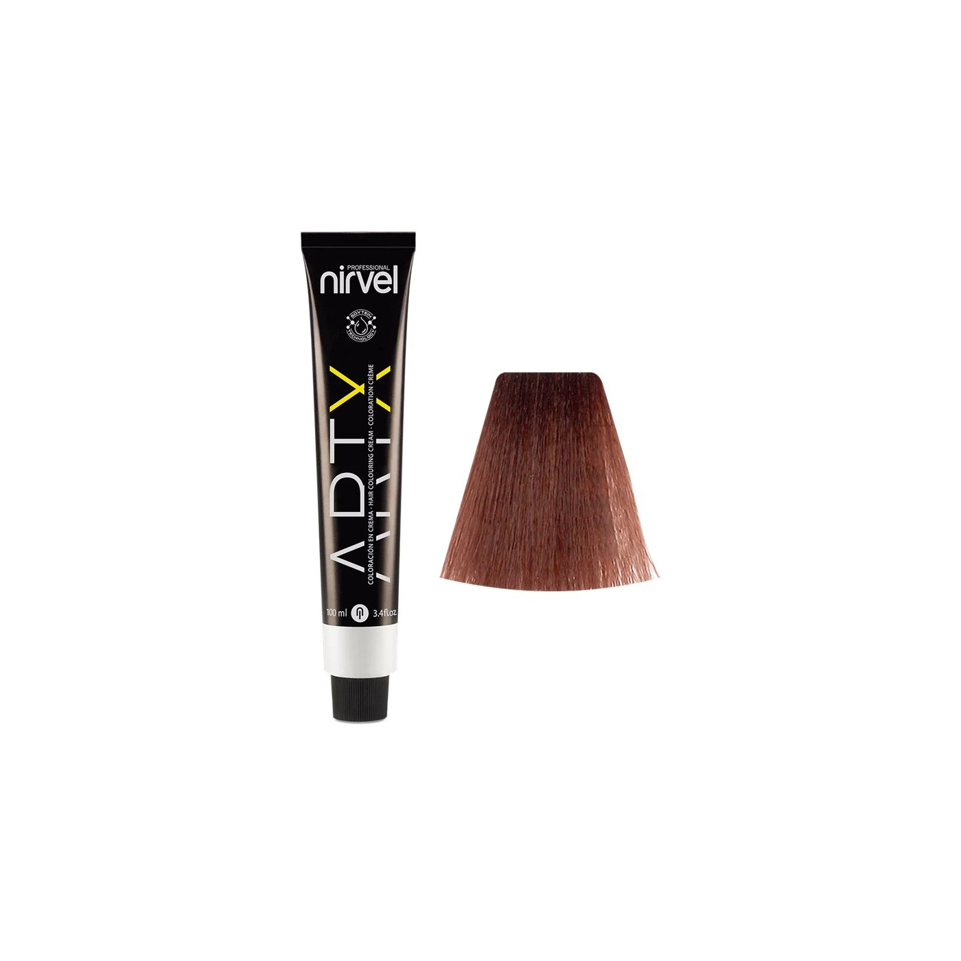 Farba do włosów z amoniakiem Nirvel Artx 7-23 średni blond opalizujący na złoty 100 ml Farba do włosów z amoniakiem Nirvel Artx 7-23 średni blond opalizujący na złoty 100 ml