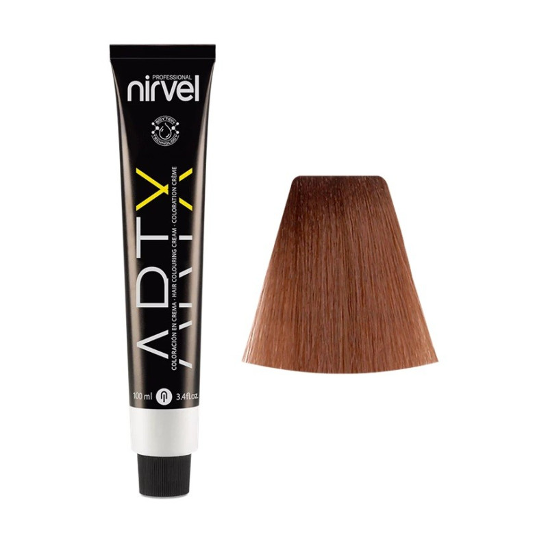 Farba do włosów z amoniakiem Nirvel Artx 7-77 tytoniowy średni blond 100 ml