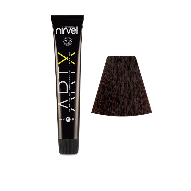 Farba do włosów z amoniakiem Nirvel Artx 3 naturalny ciemny kasztan 100 ml Farba do włosów z amoniakiem Nirvel Artx 3 naturalny ciemny kasztan 100 ml
