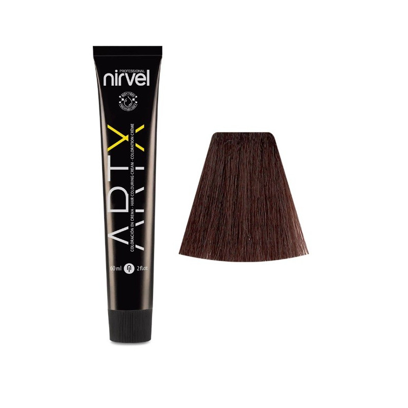 Farba do włosów z amoniakiem Nirvel Artx 4-1 popielaty średni kasztan 100 ml