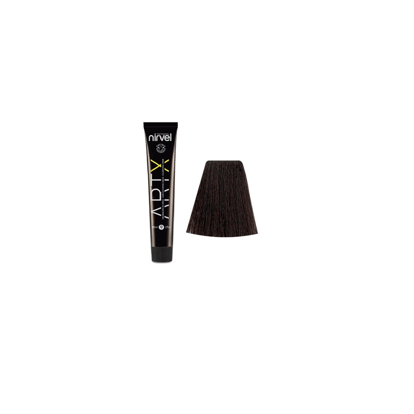 Farba do włosów z amoniakiem Nirvel Artx 1-1 metaliczny czarny 100 ml Farba do włosów z amoniakiem Nirvel Artx 1-1 metaliczny czarny 100 ml