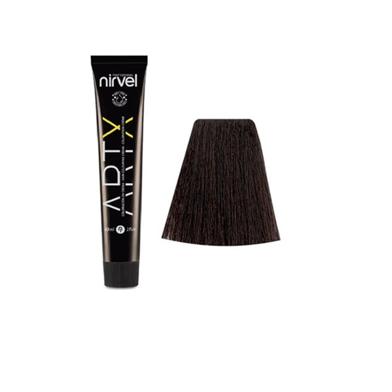 Farba do włosów z amoniakiem Nirvel Artx 1-1 metaliczny czarny 100 ml Farba do włosów z amoniakiem Nirvel Artx 1-1 metaliczny czarny 100 ml