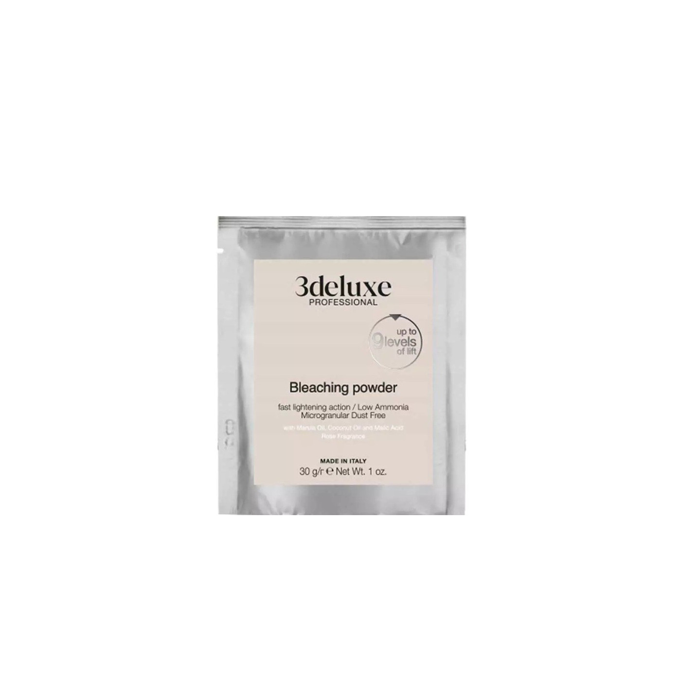 Rozjaśniacz do włosów niebieski do 9 tonów 3Deluxe Professional 30 g
