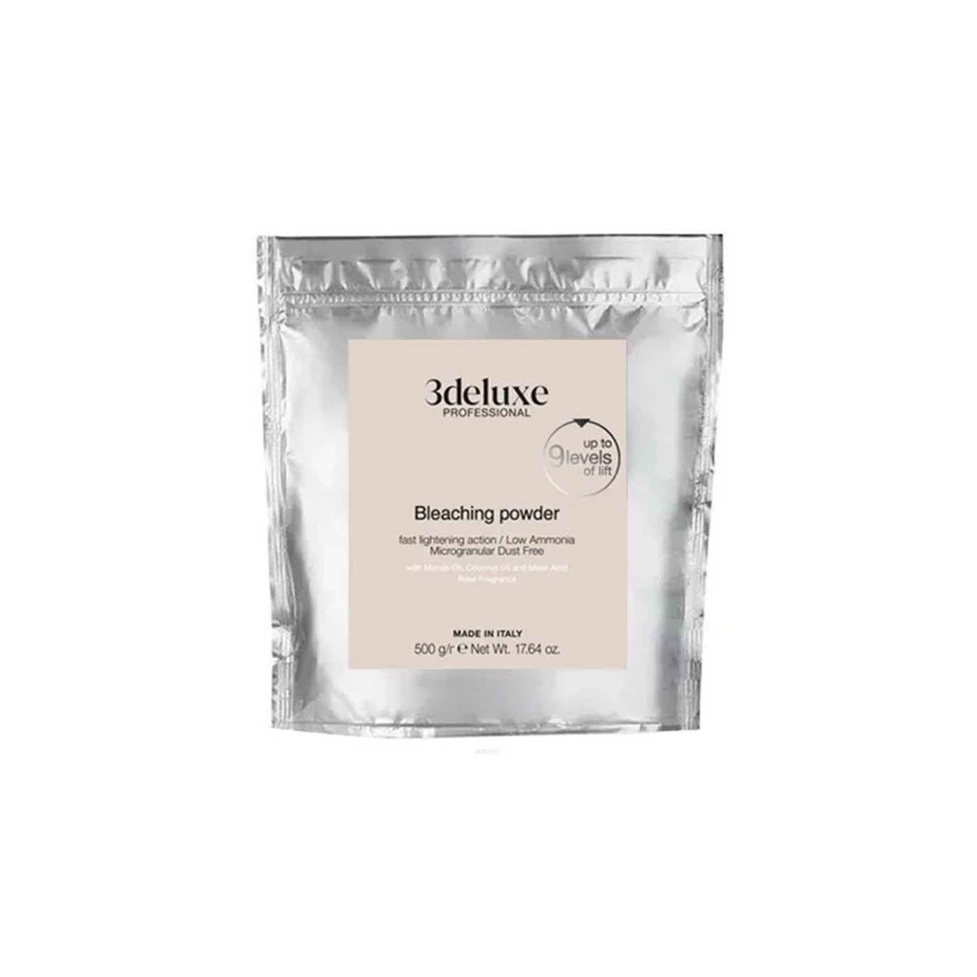 Rozjaśniacz do włosów niebieski do 9 tonów 3Deluxe Professional 500 g