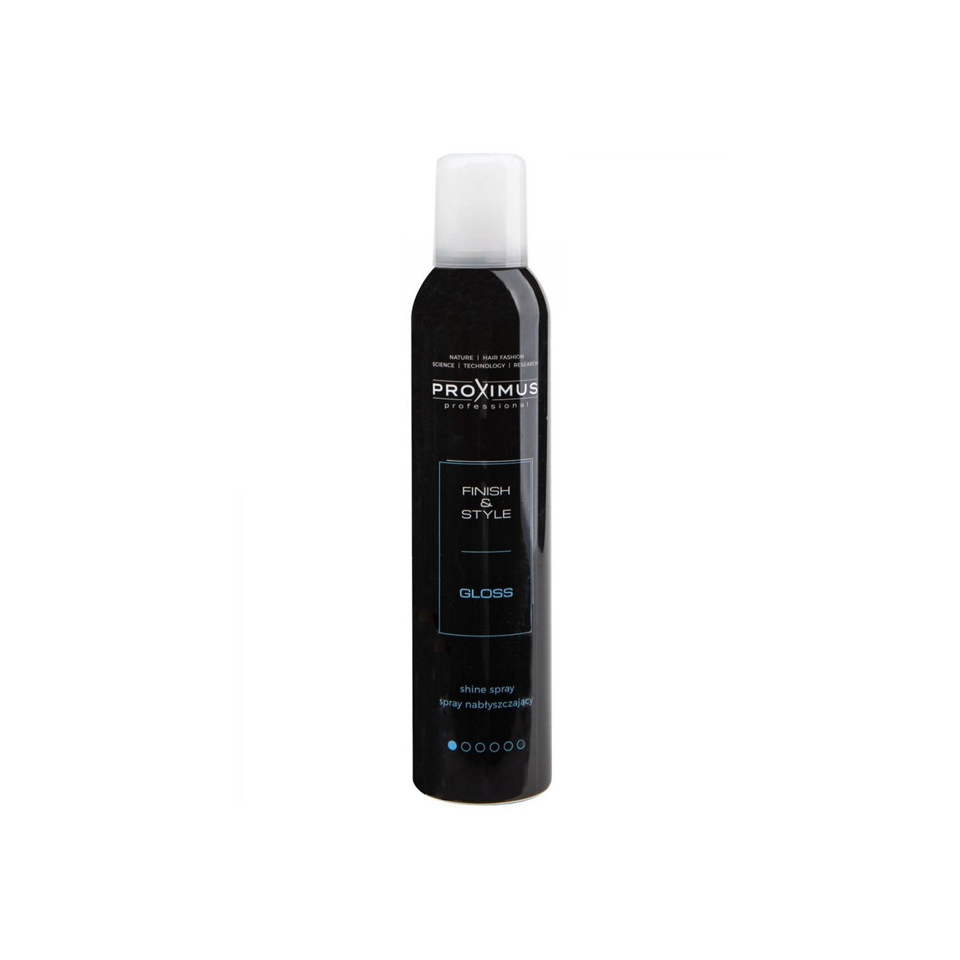 Nabłyszczacz do włosów w sprayu Proximus Finish&Style Gloss 250 ml