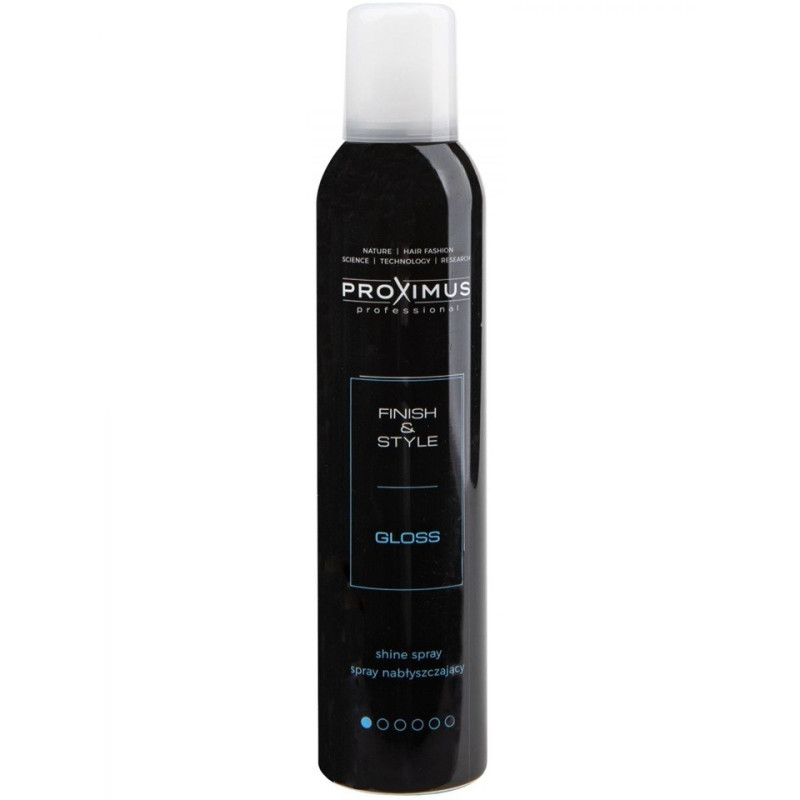 Nabłyszczacz do włosów w sprayu Proximus Finish&Style Gloss 250 ml