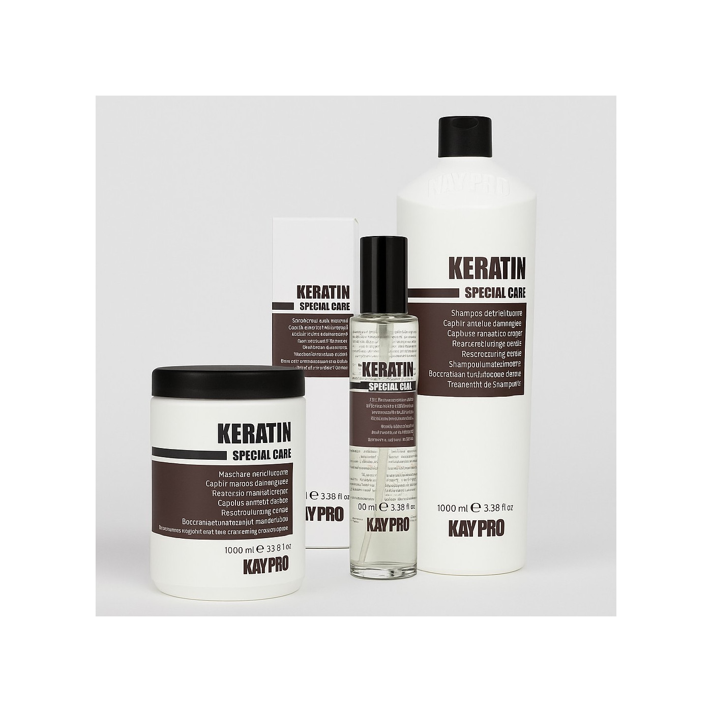 Zestaw do włosów: szampon, maska i serum z keratyną KayPro Keratin Special Care Zestaw do włosów: szampon, maska i serum z keratyną KayPro Keratin Special Care
