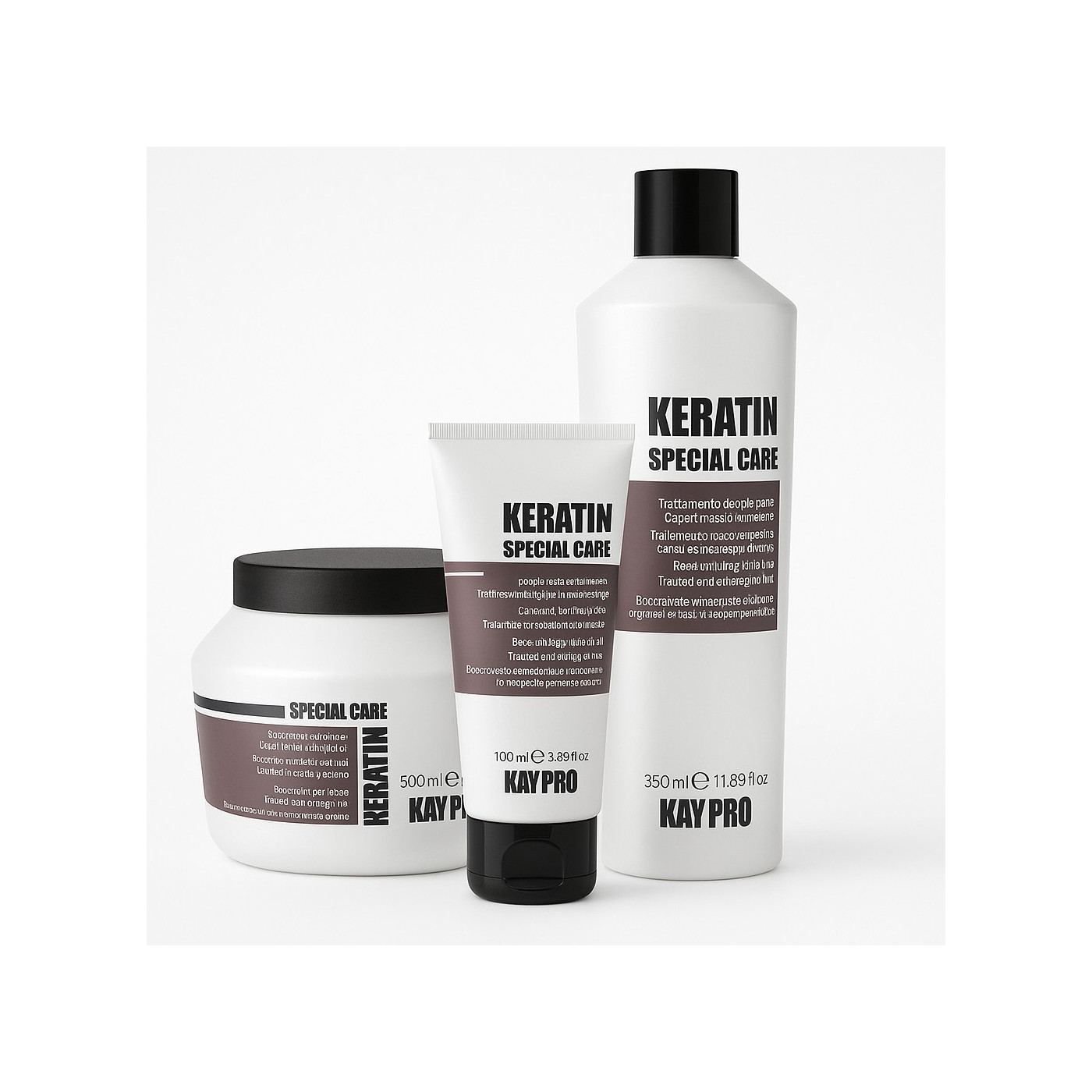 Zestaw do włosów: szampon, maska i odżywka z keratyną KayPro Keratin Special Care Zestaw do włosów: szampon, maska i odżywka z keratyną KayPro Keratin Special Care