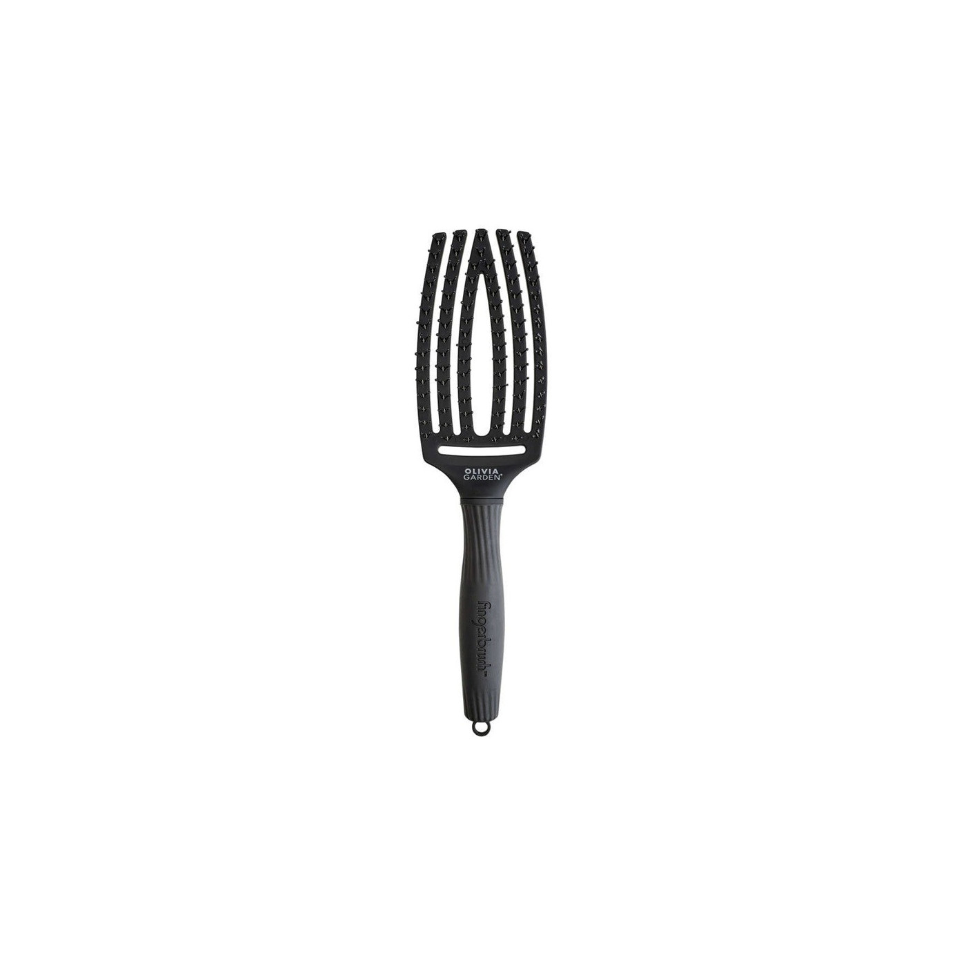 Szczotka do rozczesywania włosów Olivia Garden Fingerbrush Black Medium M Szczotka do rozczesywania włosów Olivia Garden Fingerbrush Black Medium M