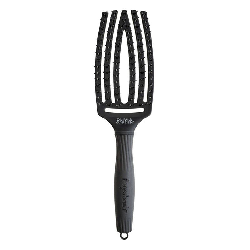 Szczotka do rozczesywania włosów Olivia Garden Fingerbrush Black Medium M Szczotka do rozczesywania włosów Olivia Garden Fingerbrush Black Medium M