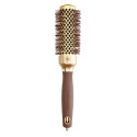 Szczotka do modelowania włosów z jonizacją Olivia Garden Blowout Shine Wavy Bristles Gold & Brown 35 mm Szczotka do modelowania włosów z jonizacją Olivia Garden Blowout Shine Wavy Bristles Gold & Brown 35 mm