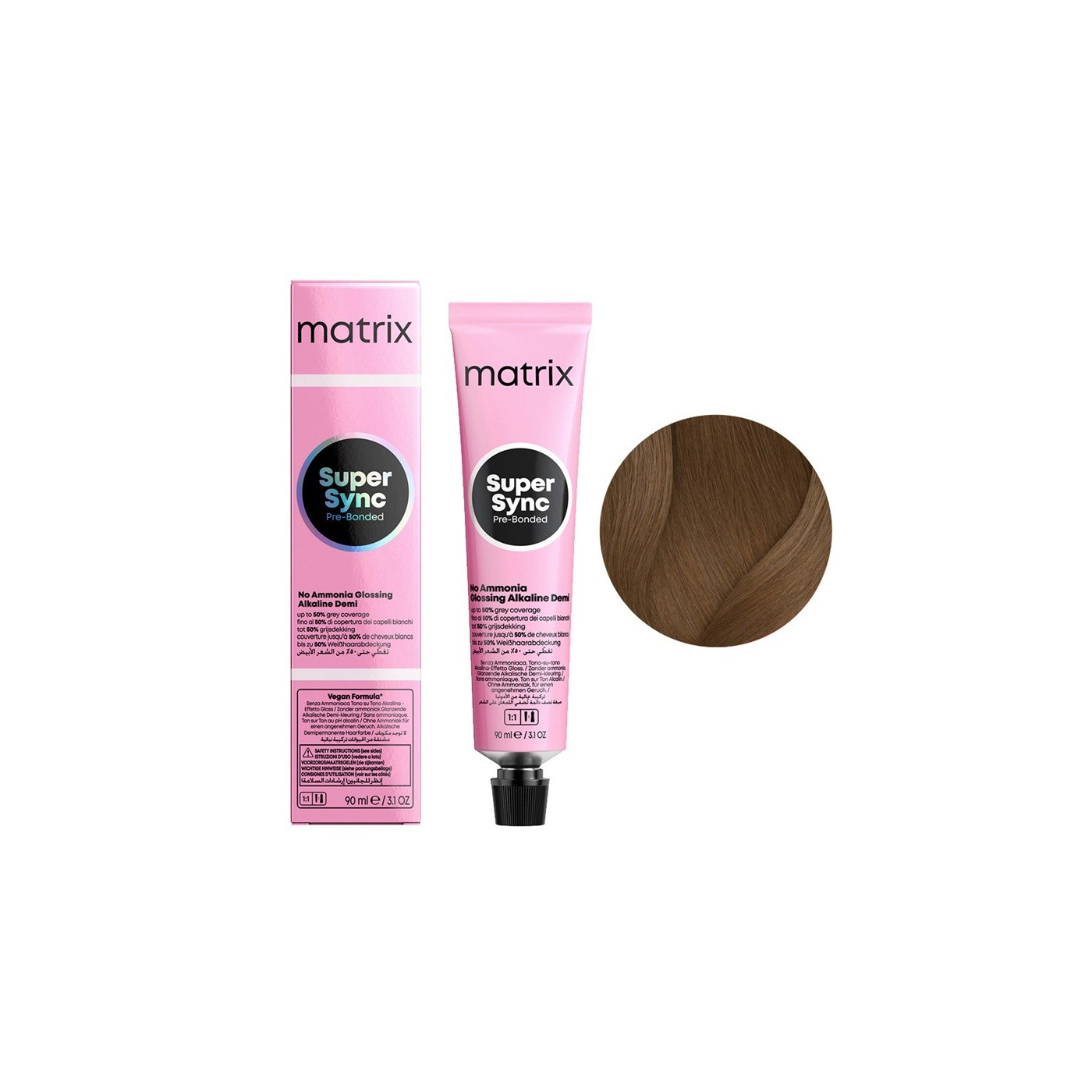 Toner do włosów Matrix Super Sync Pre-Bonded 7N średni blond naturalny 90 ml Toner do włosów Matrix Super Sync Pre-Bonded 7N średni blond naturalny 90 ml