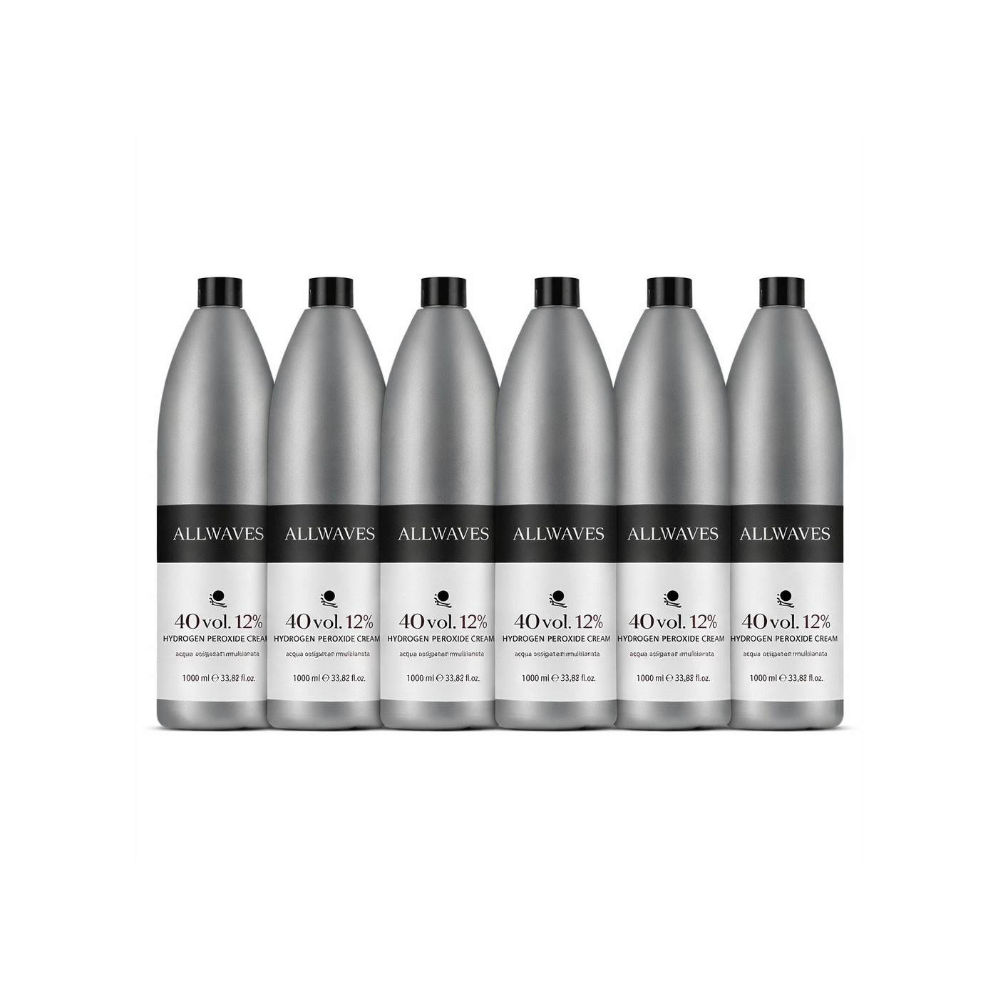 Zestaw 6x Woda utleniona w emulsji 40v 12% Allwaves 1000 ml Zestaw 6x Woda utleniona w emulsji 40v 12% Allwaves 1000 ml