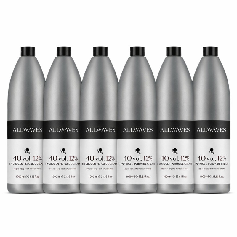 Zestaw 6x Woda utleniona w emulsji 40v 12% Allwaves 1000 ml Zestaw 6x Woda utleniona w emulsji 40v 12% Allwaves 1000 ml