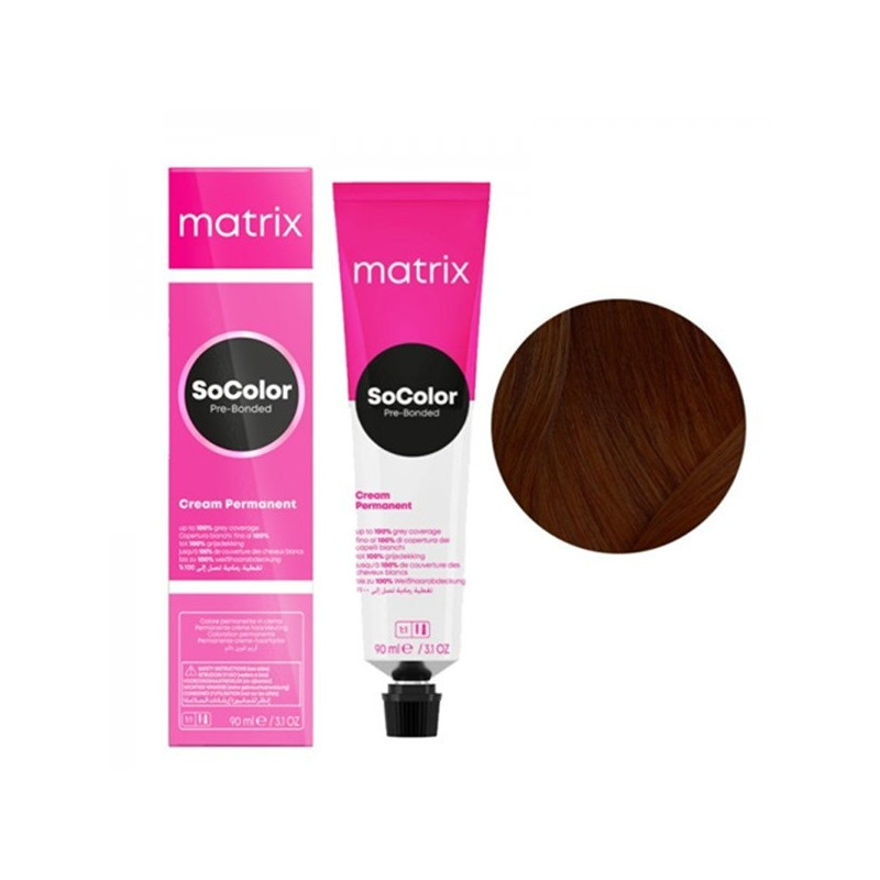 Farba do włosów Matrix SoColor Pre-Bonded 5M jasny brąz mokka 90 ml