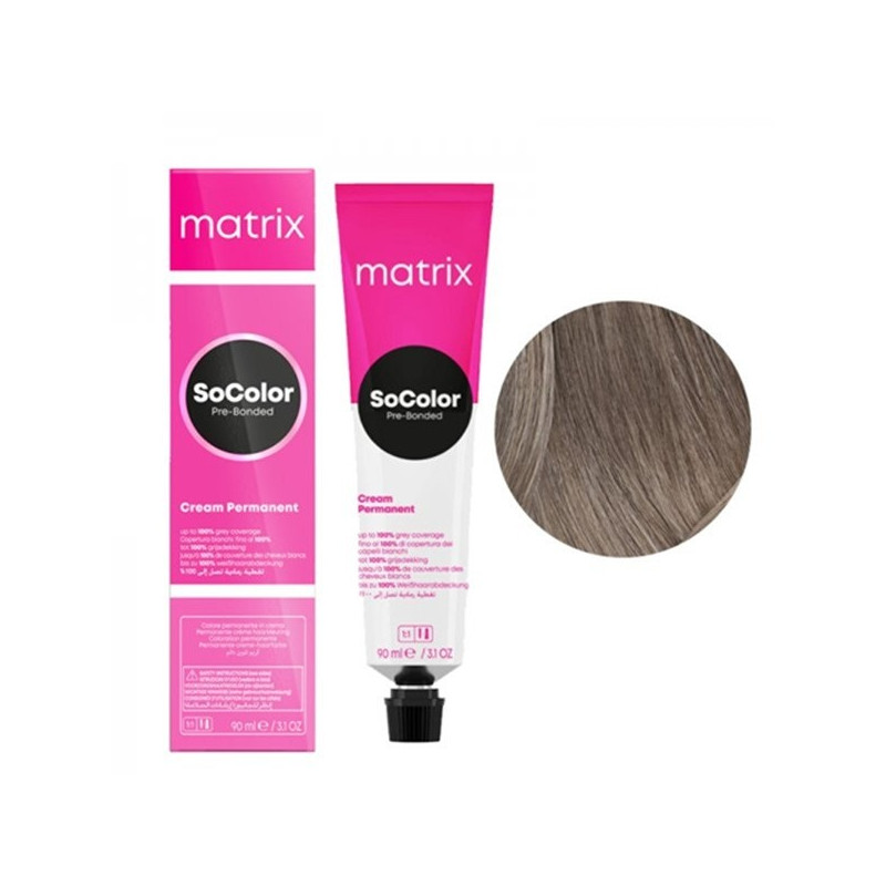 Farba do włosów Matrix SoColor Pre-Bonded 9AV bardzo jasny blond popielato-fioletowy 90 ml
