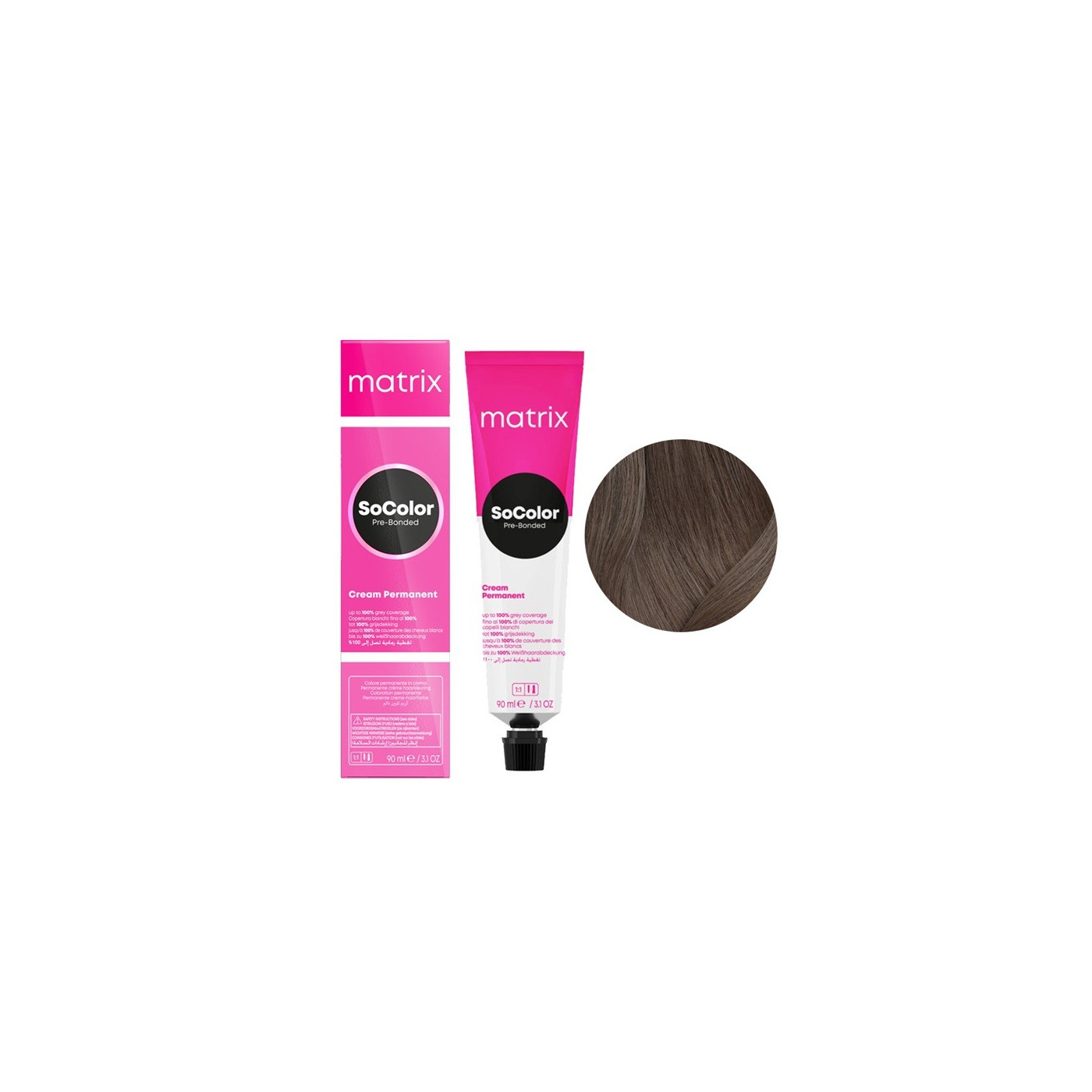 Farba do włosów Matrix SoColor Pre-Bonded 5N jasny brąz neutralny 90 ml Farba do włosów Matrix SoColor Pre-Bonded 5N jasny brąz neutralny 90 ml