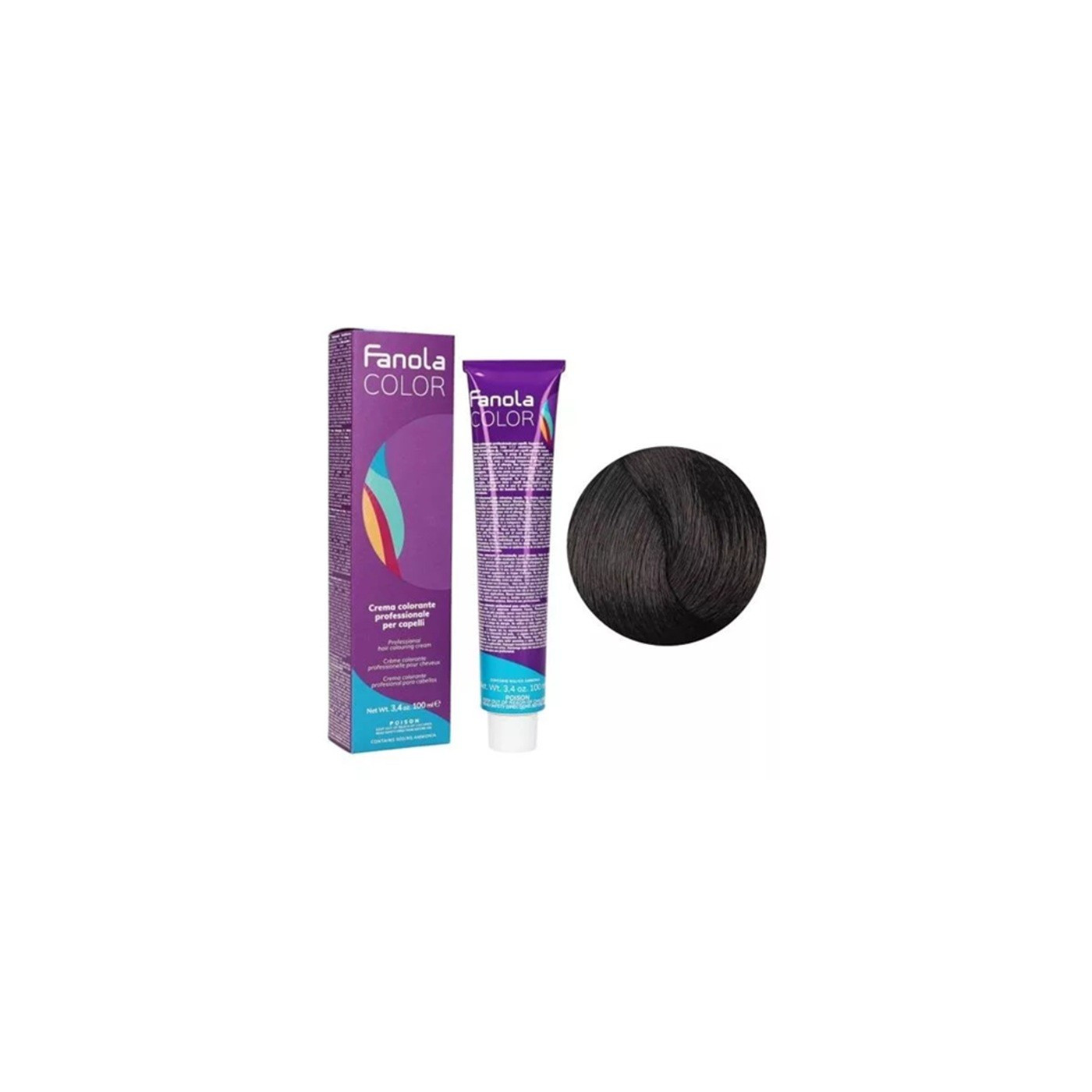 Farba do włosów Fanola Color Cream 4.29 ciemna czekolada 100 ml Farba do włosów Fanola Color Cream 4.29 ciemna czekolada 100 ml