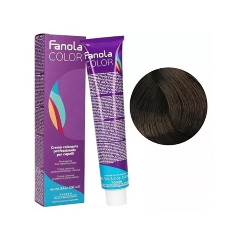 Farba do włosów Fanola Color Cream 5.00 intensywny jasny kasztan 100 ml