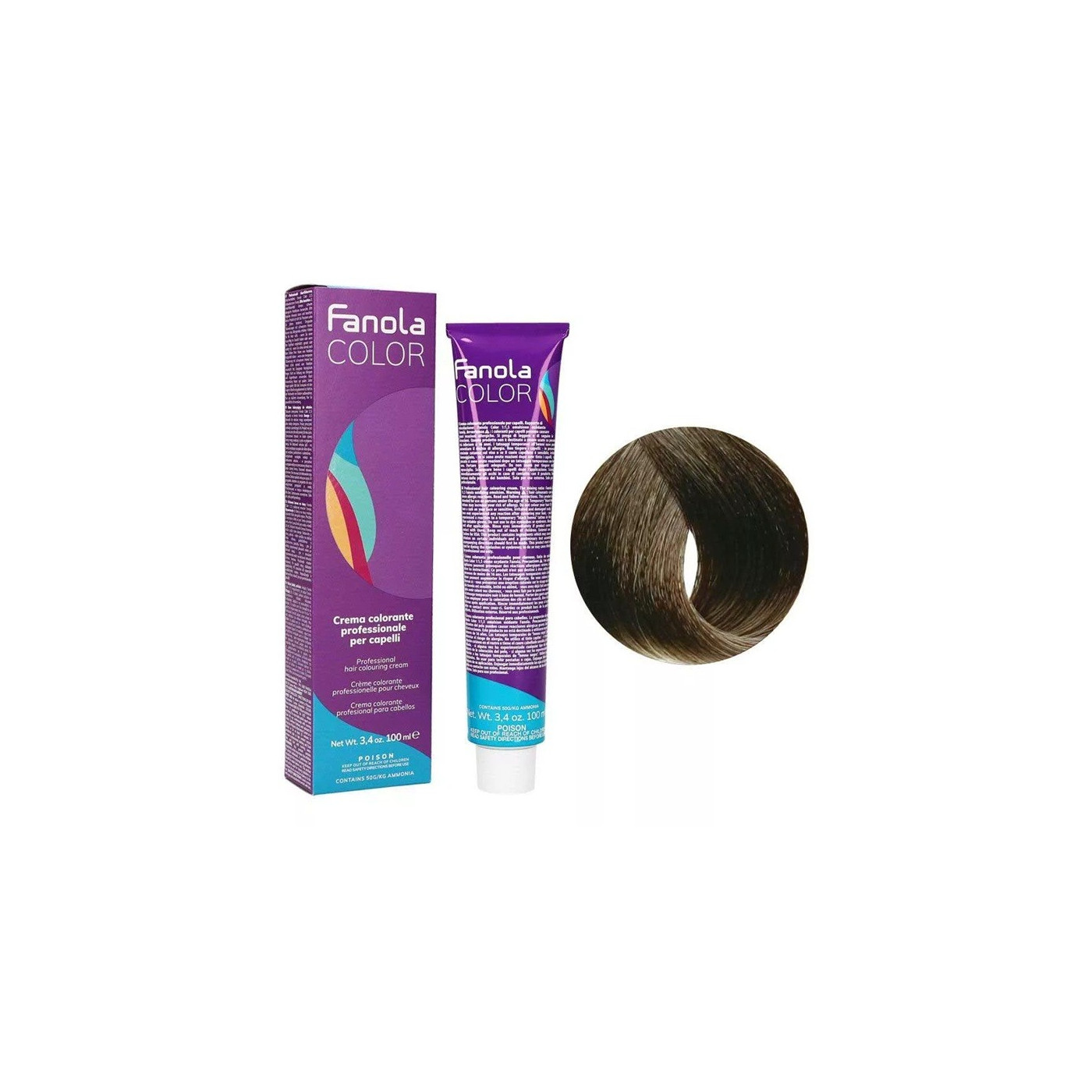 Farba do włosów Fanola Color Cream 6.1 ciemny blond popiół 100 ml