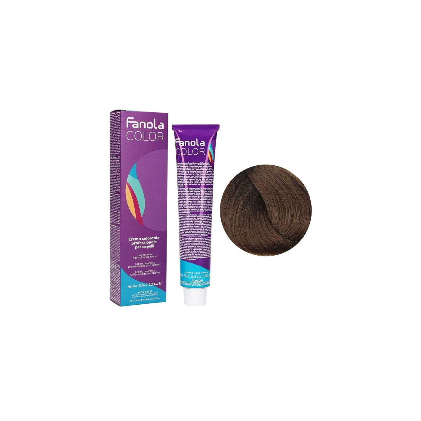 Farba do włosów Fanola Color Cream 7.0 średni blond 100 ml
