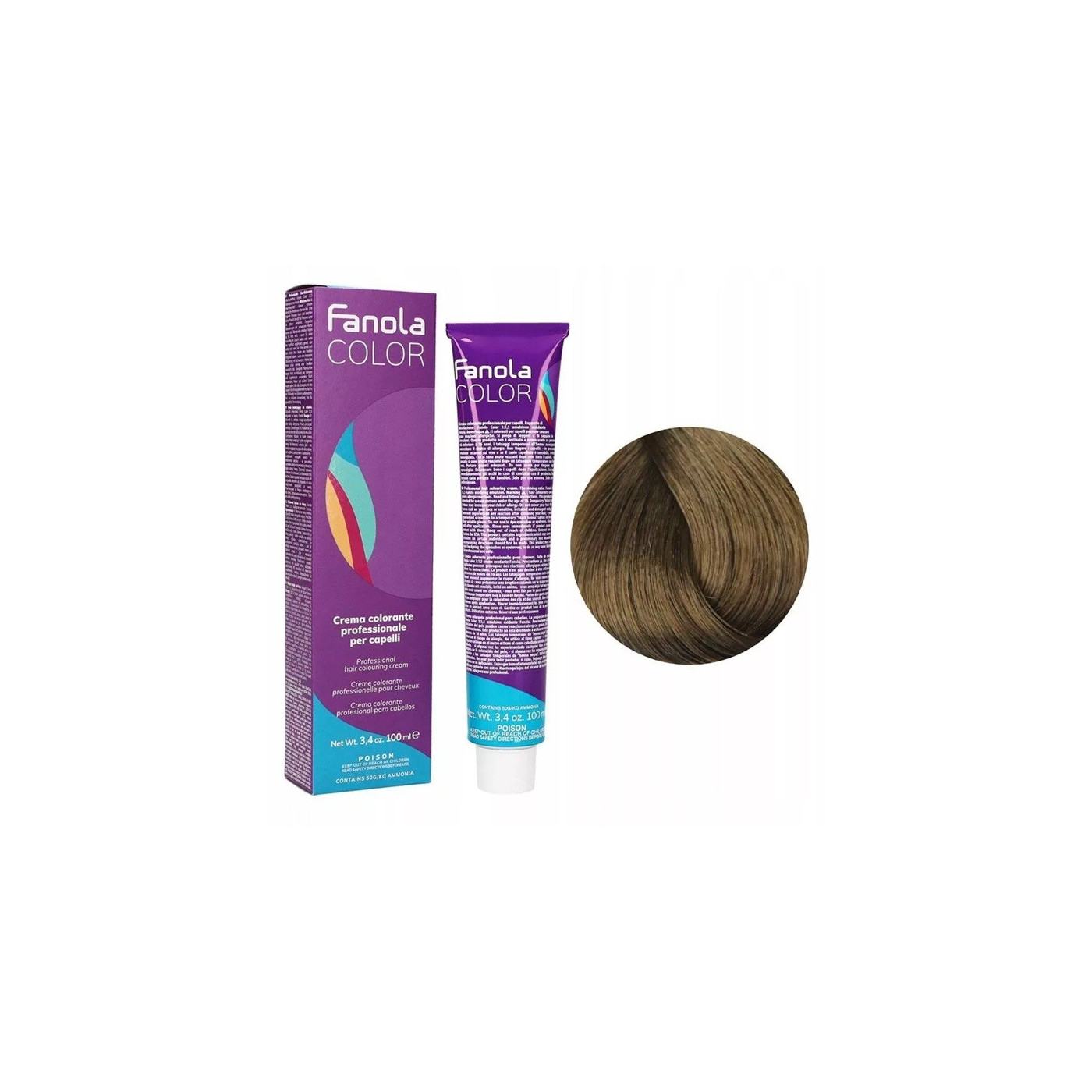 Farba do włosów Fanola Color Cream 7.00 intensywny blond 100 ml Farba do włosów Fanola Color Cream 7.00 intensywny blond 100 ml