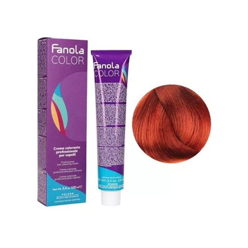 Farba do włosów Fanola Color Cream 7.44 intensywny miedziany blond 100 ml Farba do włosów Fanola Color Cream 7.44 intensywny miedziany blond 100 ml