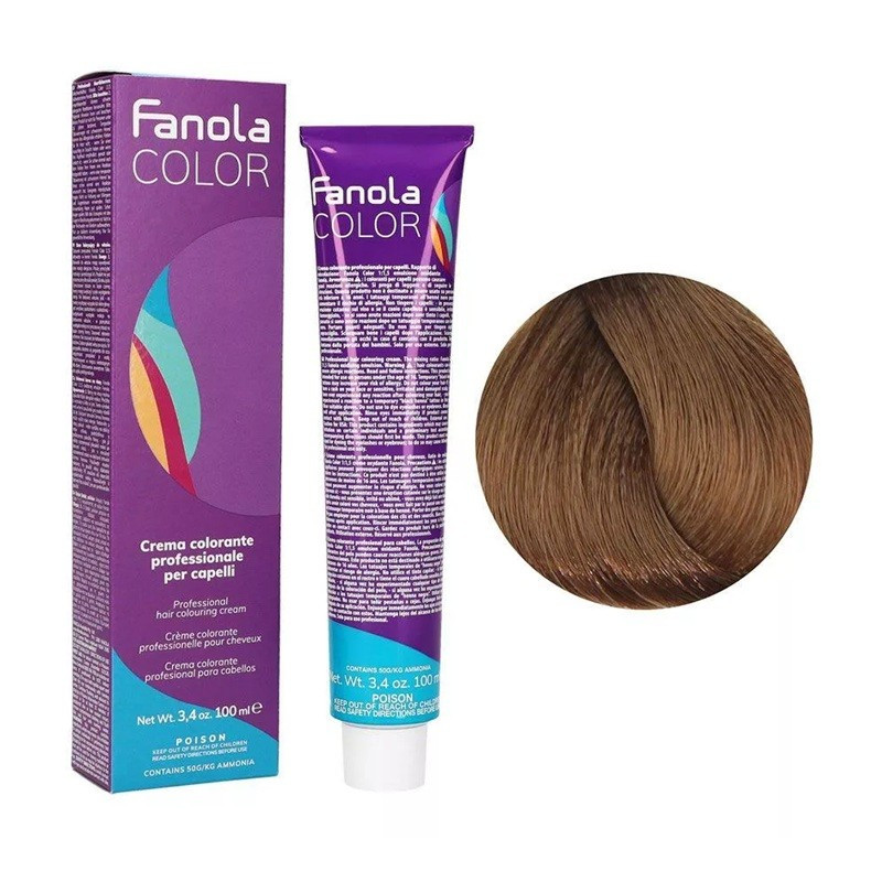 Farba do włosów Fanola Color Cream 8.0 jasny blond 100 ml