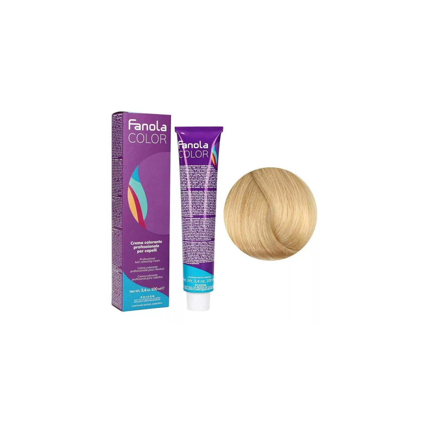 Farba do włosów Fanola Color Cream 10.0 blond platyna 100 ml