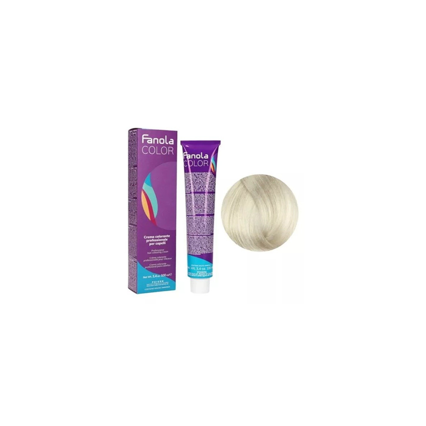 Farba do włosów Fanola Color Cream 12.0 ultra jasny naturalny blond 100 ml Farba do włosów Fanola Color Cream 12.0 ultra jasny naturalny blond 100 ml