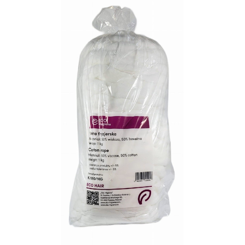 Wata fryzjerska w sznurze 1 kg Wata fryzjerska w sznurze 1 kg