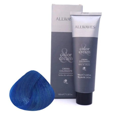 Farba do włosów Allwaves F555 super błękitny 100 ml