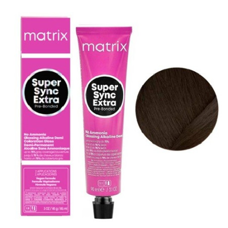 Toner do włosów Matrix Super Sync Extra Pre-Bonded 3NN ciemny brąz naturalny wzmocniony 90 ml