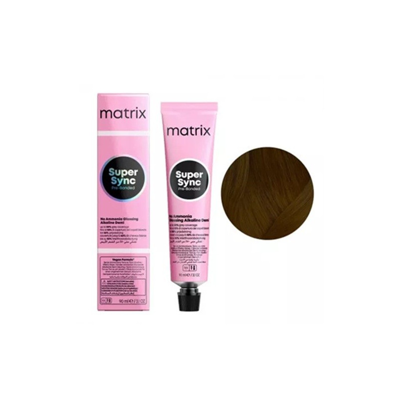 Toner do włosów Matrix Super Sync Pre-Bonded 4A średni brąz popielaty 90 ml